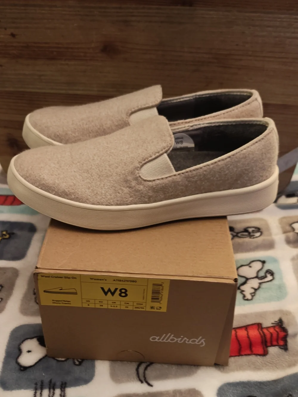 Allbirds Wool Cruiser Slip On Women's Size 8